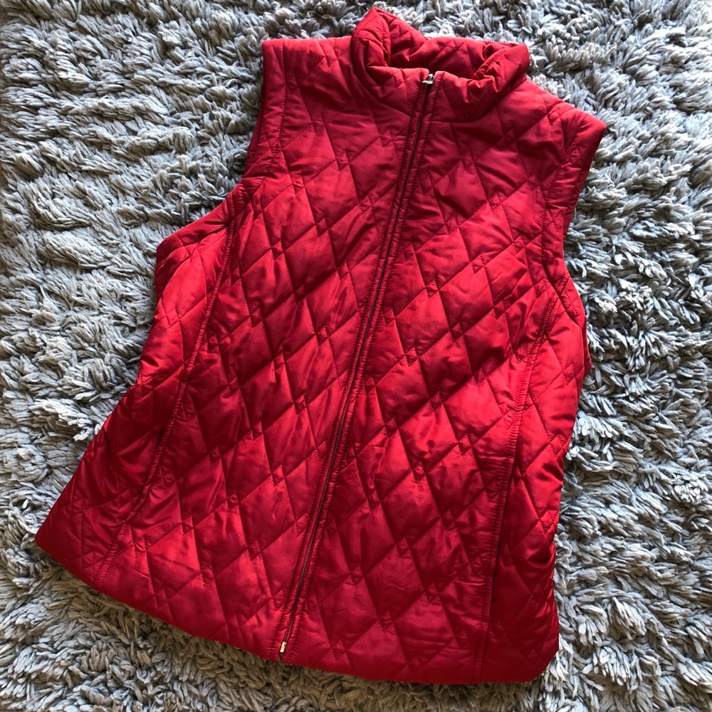 🍁Croft & Barrow puff vest with pockets